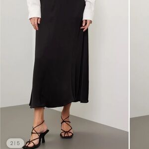 DONNI. Black Maxi Skirt